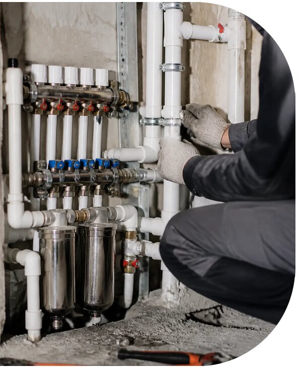 Монтаж внутреннего водопровода для домов и объектов в Юбилейном
