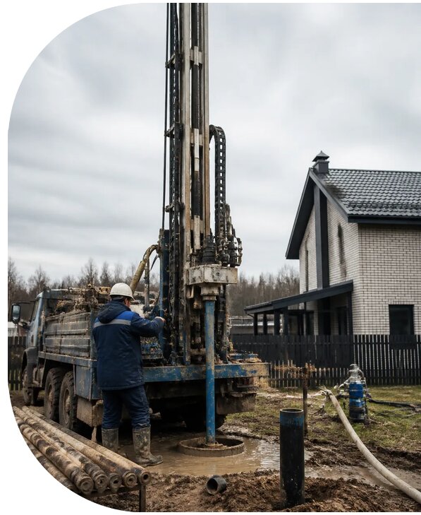 Бурение скважин на воду под ключ в Юбилейном от 123636 р. | АПаруса-Юбл